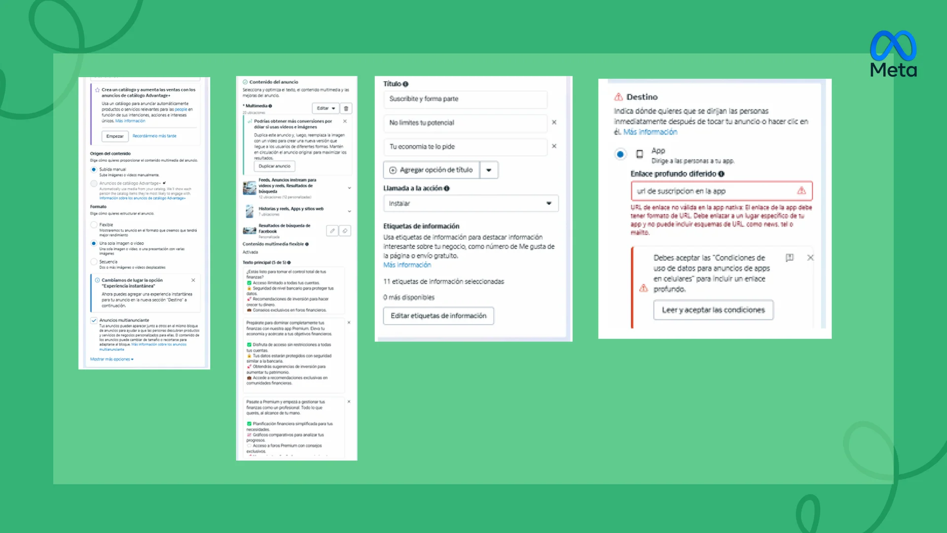 Configuración de contenido multimedia flexible